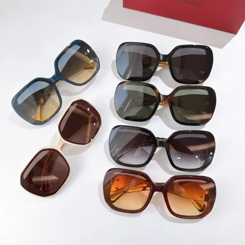 Replica Yves Saint Laurent YSL AAA Quality Sunglasses #1478971 $60.00 USD for Wholesale