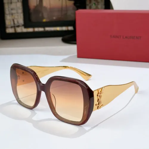 Wholesale Yves Saint Laurent YSL AAA Quality Sunglasses #1478973 $60.00 USD, Wholesale Quality Replica Yves Saint Laurent YSL AAA Quality Sunglasses