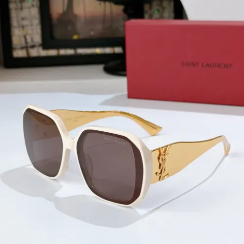 Wholesale Yves Saint Laurent YSL AAA Quality Sunglasses #1478977 $60.00 USD, Wholesale Quality Replica Yves Saint Laurent YSL AAA Quality Sunglasses