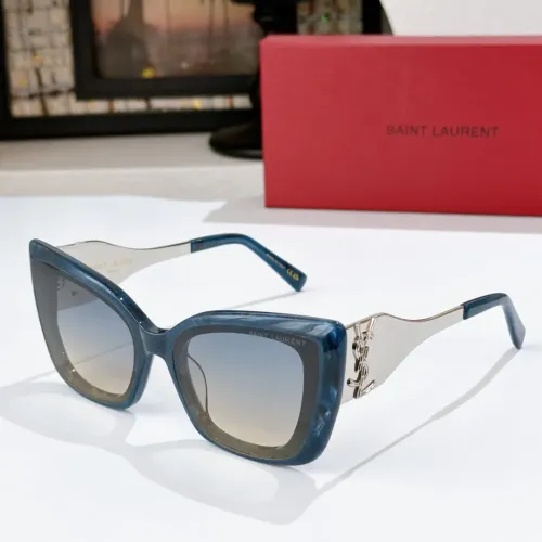 Wholesale Yves Saint Laurent YSL AAA Quality Sunglasses #1478979 $60.00 USD, Wholesale Quality Replica Yves Saint Laurent YSL AAA Quality Sunglasses