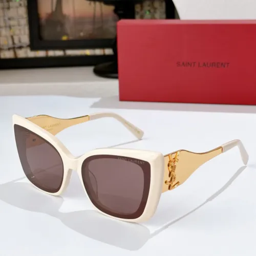 Wholesale Yves Saint Laurent YSL AAA Quality Sunglasses #1478986 $60.00 USD, Wholesale Quality Replica Yves Saint Laurent YSL AAA Quality Sunglasses