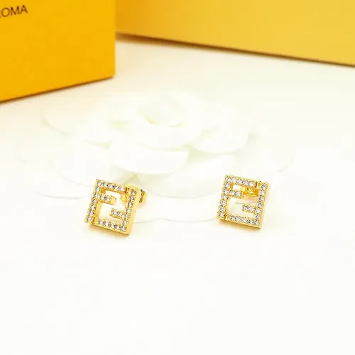 Wholesale Fendi Earrings For Women #1478990 $23.00 USD, Wholesale Quality Replica Fendi Earrings