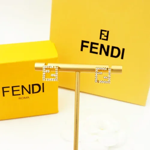 Replica Fendi Earrings For Women #1478990 $23.00 USD for Wholesale