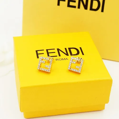 Replica Fendi Earrings For Women #1478990 $23.00 USD for Wholesale