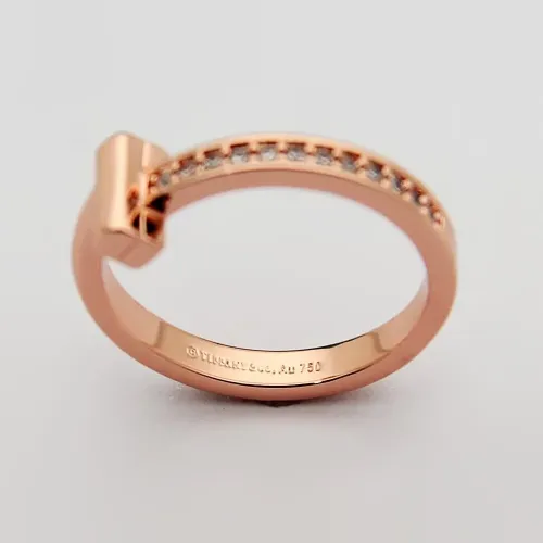Replica Tiffany Rings In Rose Gold #1478999 $25.00 USD for Wholesale