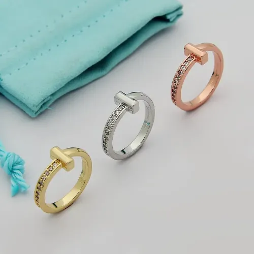 Replica Tiffany Rings In Rose Gold #1478999 $25.00 USD for Wholesale