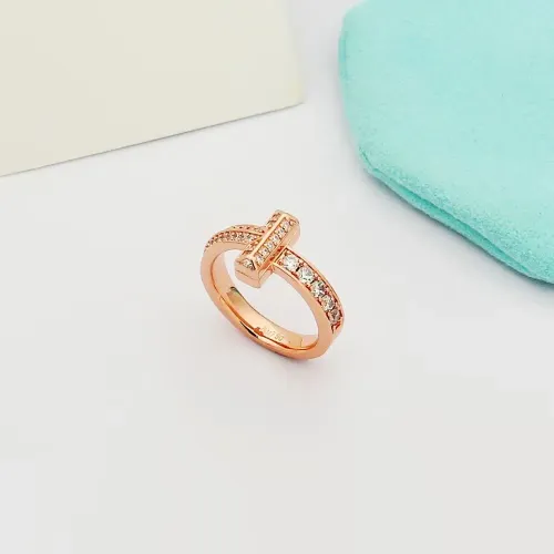Wholesale Tiffany Rings In Rose Gold #1479002 $25.00 USD, Wholesale Quality Replica Tiffany Rings