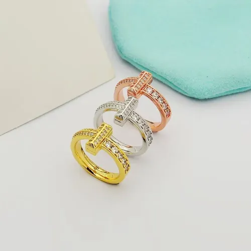 Replica Tiffany Rings In Rose Gold #1479002 $25.00 USD for Wholesale