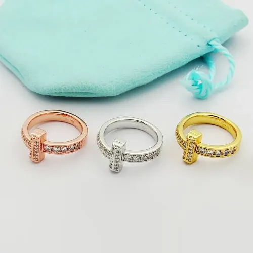 Replica Tiffany Rings In Rose Gold #1479002 $25.00 USD for Wholesale