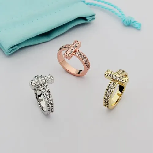 Replica Tiffany Rings In Rose Gold #1479005 $25.00 USD for Wholesale