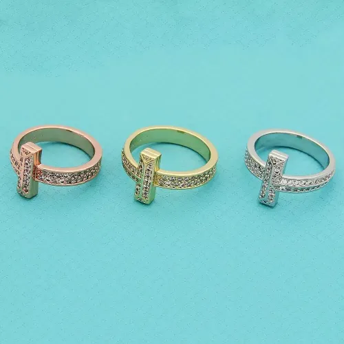 Replica Tiffany Rings In Rose Gold #1479005 $25.00 USD for Wholesale