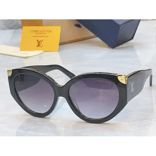 Wholesale Louis Vuitton AAA Quality Sunglasses #1479117 $60.00 USD, Wholesale Quality Replica Louis Vuitton AAA Quality Sunglasses