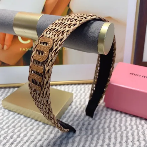 Wholesale MIU MIU Headband For Women #1479391 $25.00 USD, Wholesale Quality Replica MIU MIU Headband