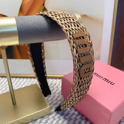 Replica MIU MIU Headband For Women #1479391 $25.00 USD for Wholesale