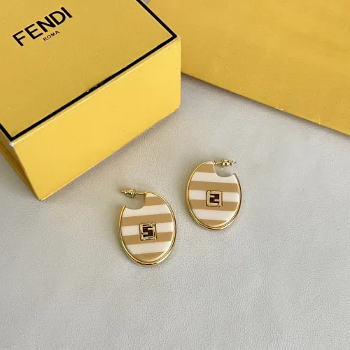 Replica Fendi Earrings For Women #1479545 $36.00 USD for Wholesale