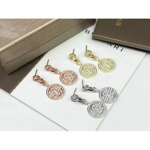 Replica Bvlgari Earrings For Women #1479649 $25.00 USD for Wholesale