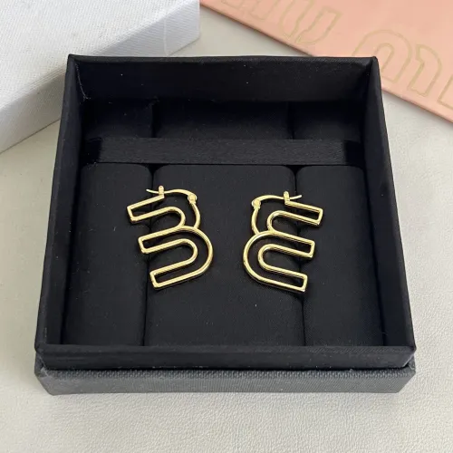 Replica MIU MIU Earrings For Women #1479708 $36.00 USD for Wholesale