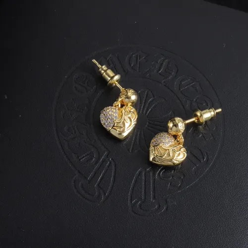 Wholesale Chrome Hearts Earrings For Women #1479750 $29.00 USD, Wholesale Quality Replica Chrome Hearts Earrings