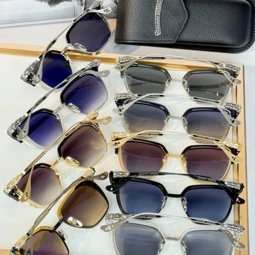 Replica Chrome Hearts AAA Quality Sunglasses #1479771 $82.00 USD for Wholesale