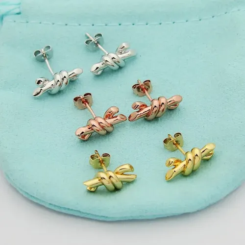 Replica Tiffany Earrings For Women #1479858 $23.00 USD for Wholesale