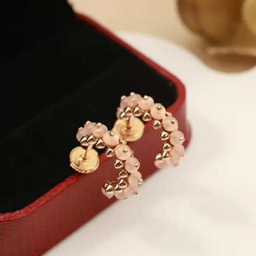 Replica Cartier Earrings For Women #1479951 $45.00 USD for Wholesale