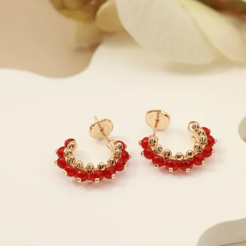 Wholesale Cartier Earrings For Women #1479952 $45.00 USD, Wholesale Quality Replica Cartier Earrings