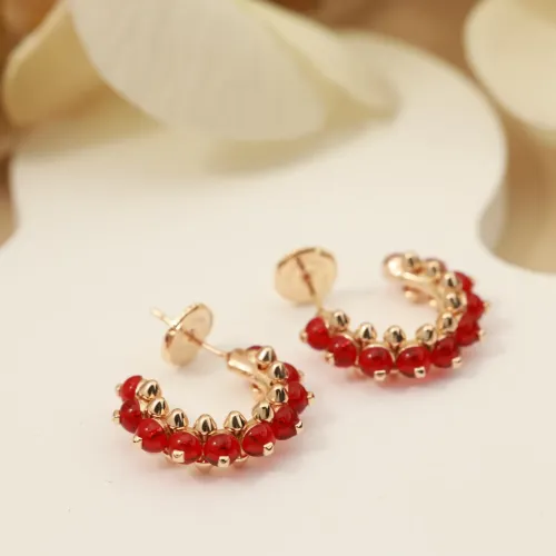 Replica Cartier Earrings For Women #1479952 $45.00 USD for Wholesale