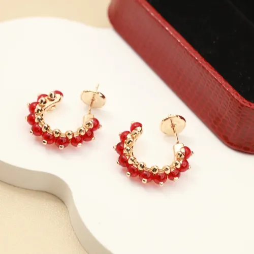 Replica Cartier Earrings For Women #1479952 $45.00 USD for Wholesale