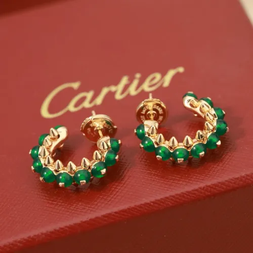 Wholesale Cartier Earrings For Women #1479954 $45.00 USD, Wholesale Quality Replica Cartier Earrings