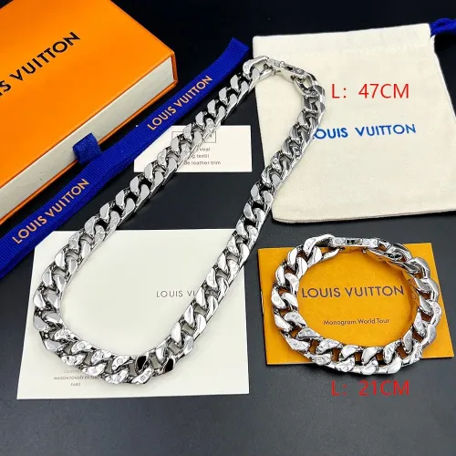 Wholesale Louis Vuitton LV Jewelry Set #1479985 $80.00 USD, Wholesale Quality Replica Louis Vuitton LV Jewelry Set