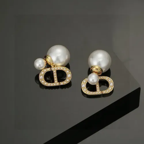 Wholesale Christian Dior Earrings For Women #1480011 $25.00 USD, Wholesale Quality Replica Christian Dior Earrings