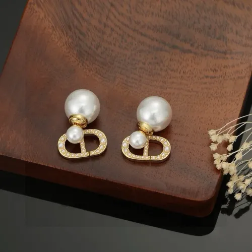 Replica Christian Dior Earrings For Women #1480011 $25.00 USD for Wholesale