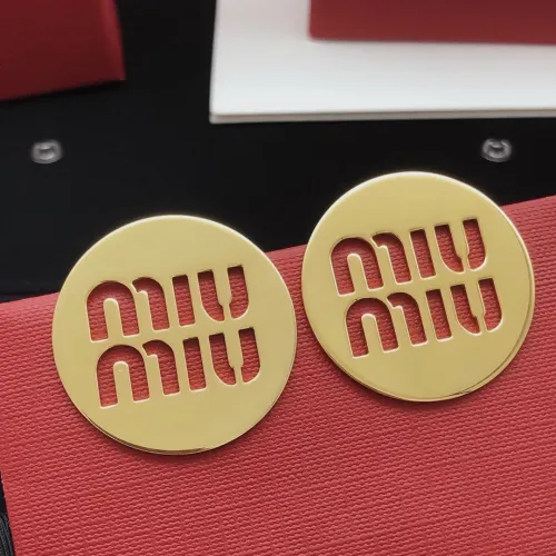 Replica MIU MIU Earrings For Women #1480039 $29.00 USD for Wholesale