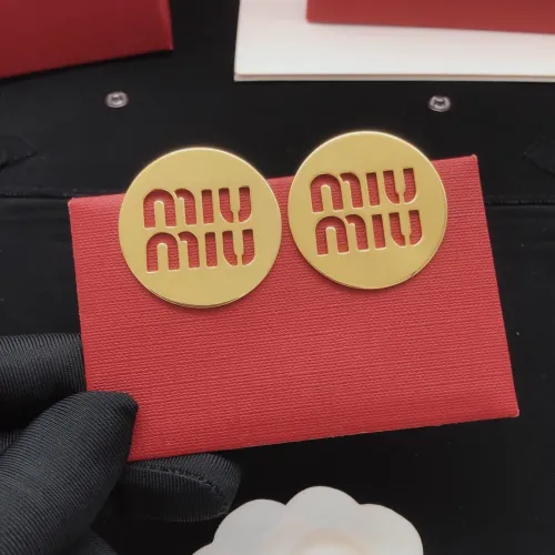 Replica MIU MIU Earrings For Women #1480039 $29.00 USD for Wholesale