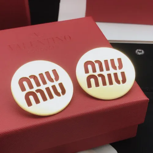 Replica MIU MIU Earrings For Women #1480039 $29.00 USD for Wholesale