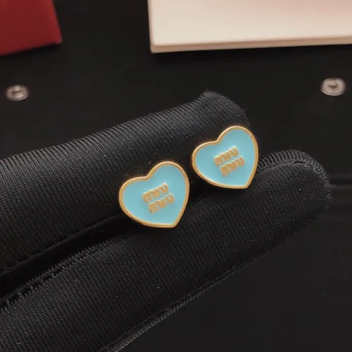Wholesale MIU MIU Earrings For Women #1480040 $25.00 USD, Wholesale Quality Replica MIU MIU Earrings