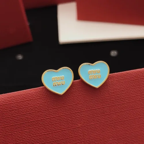 Replica MIU MIU Earrings For Women #1480040 $25.00 USD for Wholesale