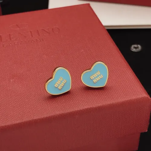 Replica MIU MIU Earrings For Women #1480040 $25.00 USD for Wholesale
