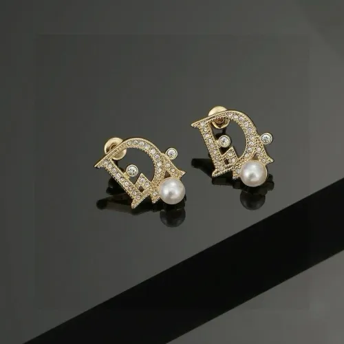 Wholesale Christian Dior Earrings For Women #1480062 $25.00 USD, Wholesale Quality Replica Christian Dior Earrings