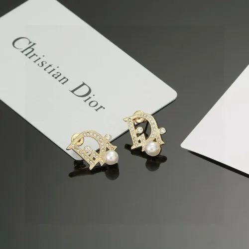 Replica Christian Dior Earrings For Women #1480062 $25.00 USD for Wholesale