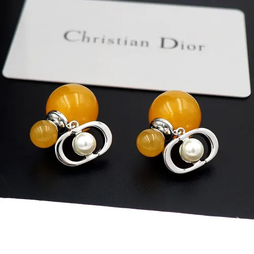 Wholesale Christian Dior Earrings For Women #1480066 $25.00 USD, Wholesale Quality Replica Christian Dior Earrings
