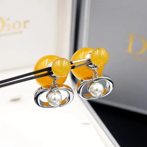 Replica Christian Dior Earrings For Women #1480066 $25.00 USD for Wholesale