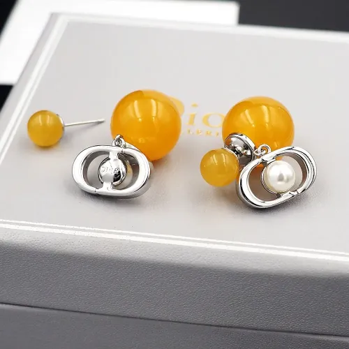 Replica Christian Dior Earrings For Women #1480066 $25.00 USD for Wholesale