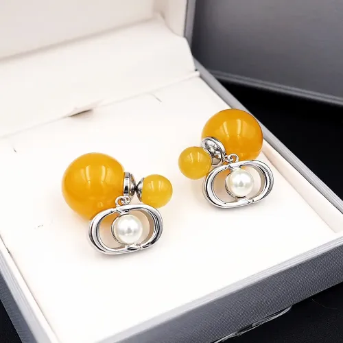 Replica Christian Dior Earrings For Women #1480066 $25.00 USD for Wholesale