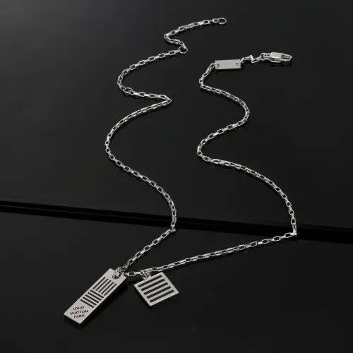 Wholesale Louis Vuitton Necklaces #1480224 $25.00 USD, Wholesale Quality Replica Louis Vuitton Necklaces