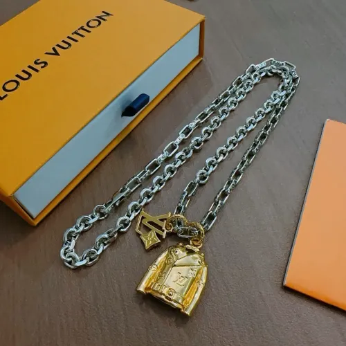 Wholesale Louis Vuitton Necklaces #1480245 $56.00 USD, Wholesale Quality Replica Louis Vuitton Necklaces