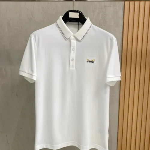 Wholesale Fendi T-Shirts Short Sleeved For Men #1480414 $64.00 USD, Wholesale Quality Replica Fendi T-Shirts