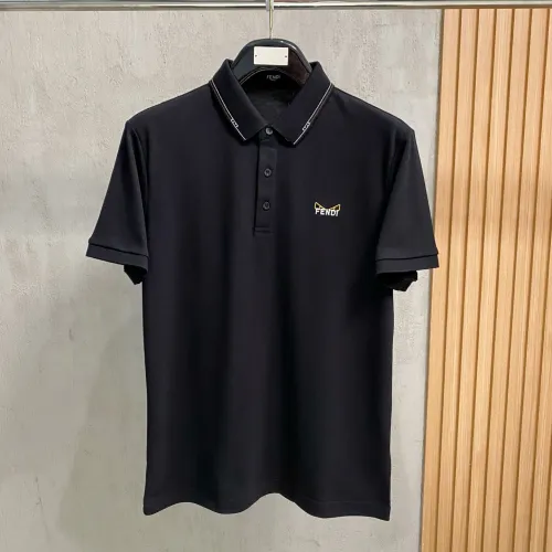 Wholesale Fendi T-Shirts Short Sleeved For Men #1480415 $64.00 USD, Wholesale Quality Replica Fendi T-Shirts