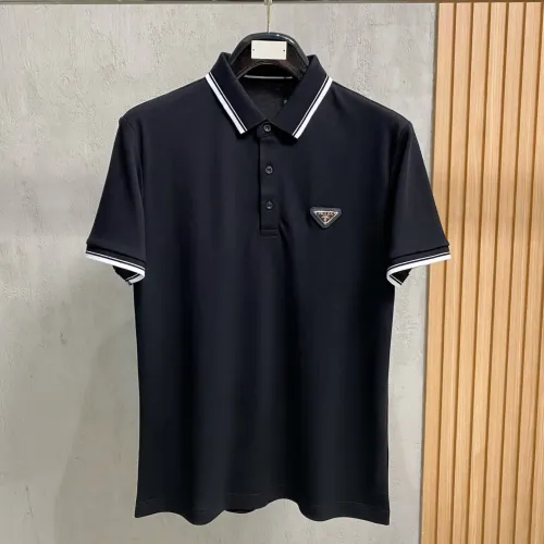 Wholesale Prada T-Shirts Short Sleeved For Men #1480419 $64.00 USD, Wholesale Quality Replica Prada T-Shirts