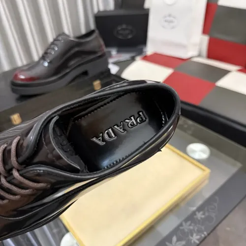 Replica Prada Leather Shoes For Men #1480505 $115.00 USD for Wholesale